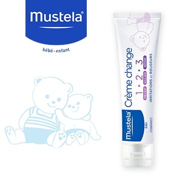 Mustela Bébé Crème change 1 2 3 - Érythème fessier - Fesses rouges